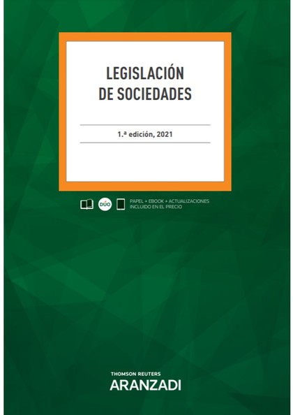 LEGISLACIÓN DE SOCIEDADES (PAPEL + E-BOOK)