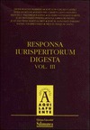 RESPONSA IURISPERITORUM DIGESTA, VOL. III