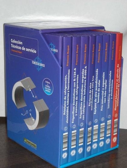 COLECCION COMPLETA TÉCNICOS DE SERVICIO (8 VOLÚMENES + 8 DVDS).