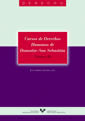 CURSOS DE DERECHOS HUMANOS DE DONOSTIA - SAN SEBASTIÁN. VOLUMEN III