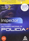 INSPECTOR DEL CUERPO NACIONAL DE POLICIA VOL.2 2015. CIENCIAS JURIDICAS