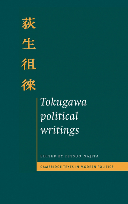TOKUGAWA POLITICAL WRITINGS