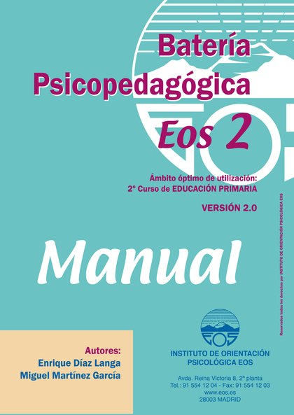 BATERÍA PSICOPEDAGÓGICA EOS-2 (MANUAL)