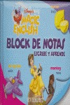BLOCK DE NOTAS MAGIC ENGLISH. ESCRIBE Y APRENDE