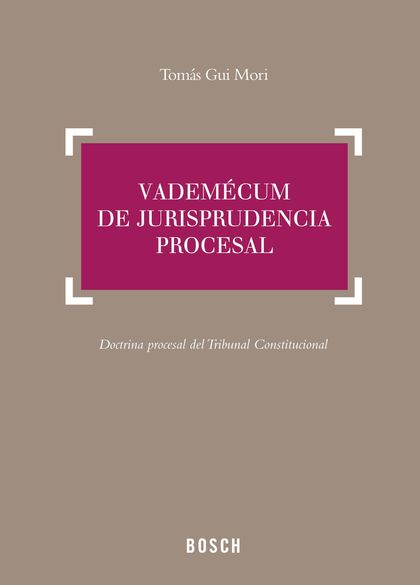 VADEMÉCUM DE JURISPRUDENCIA PROCESAL