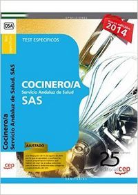 COCINERO/A. SERVICIO ANDALUZ DE SALUD (SAS). TEST ESPECÍFICOS