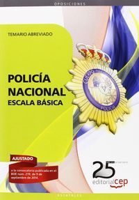 POLICÍA NACIONAL ESCALA BÁSICA. TEMARIO ABREVIADO