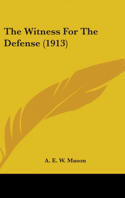 THE WITNESS FOR THE DEFENSE (1913)