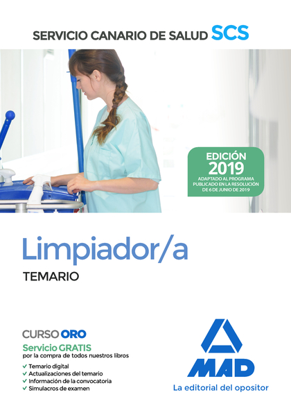 LIMPIADOR/A DEL SERVICIO CANARIO DE SALUD. TEMARIO