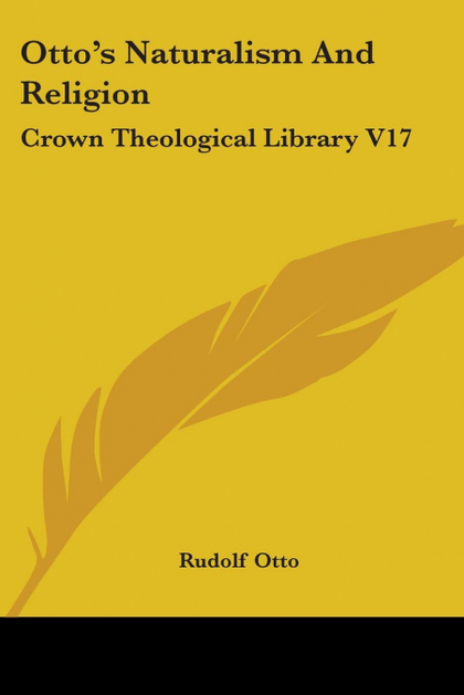 OTTOŽS NATURALISM AND RELIGION