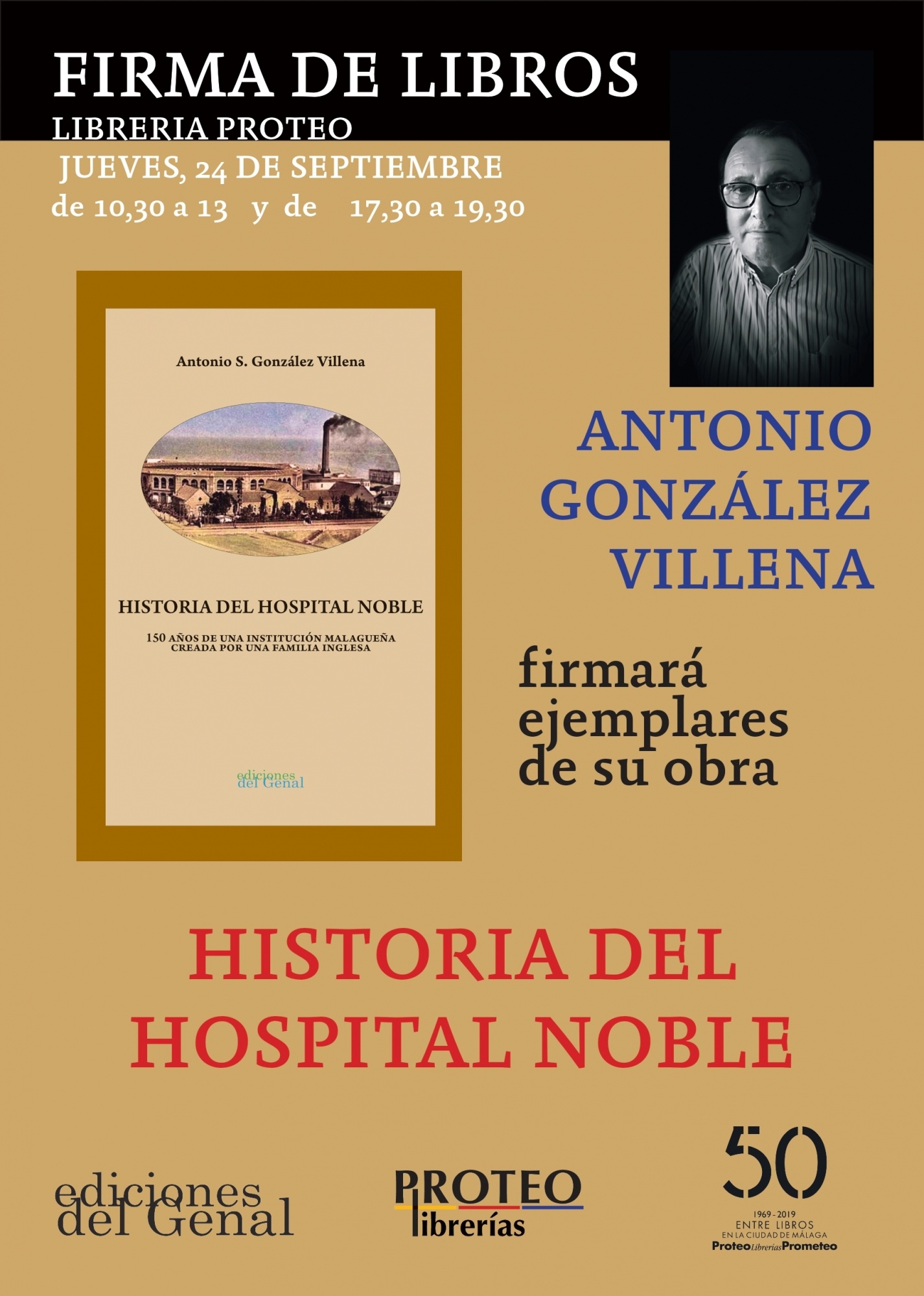 Firma: Antonio S. González Vilena, autor de 