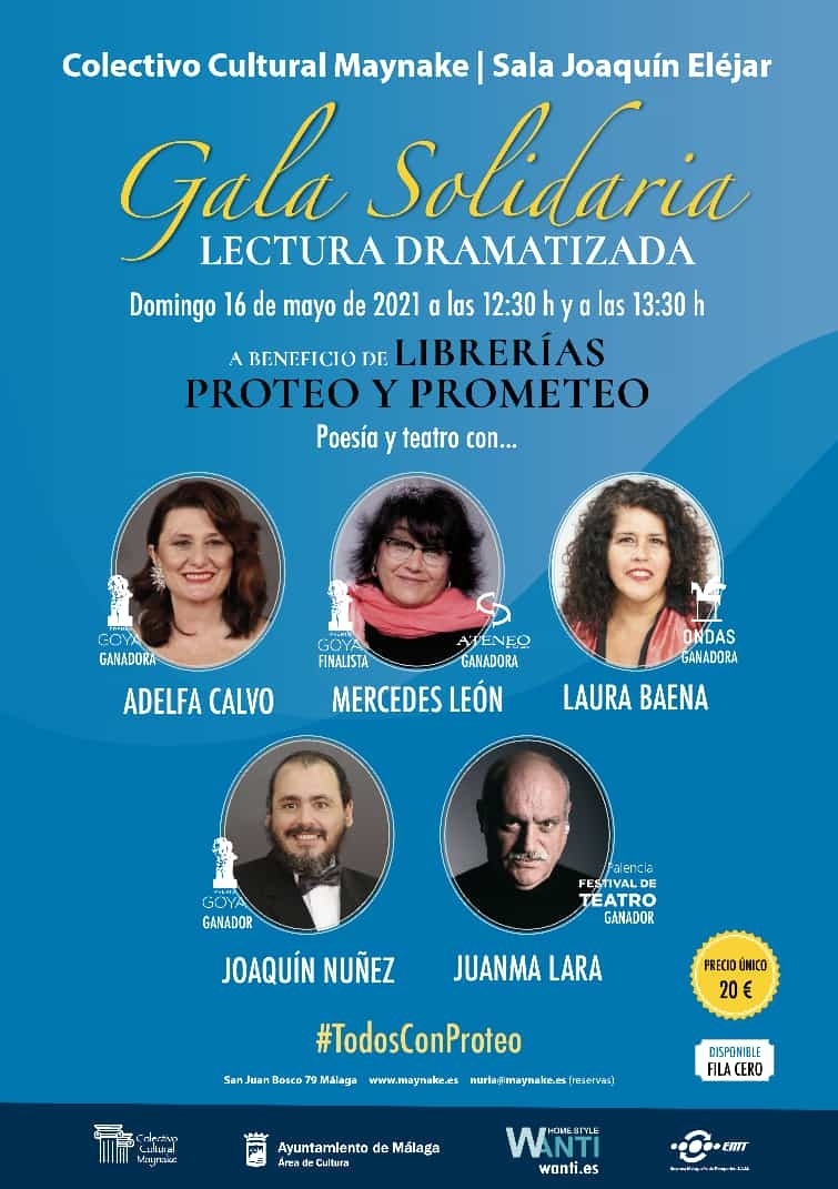 Gala solidaria de Lectura dramatizada a beneficio de Librería Proteo-Prometeo