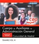 CUERPO AUXILIAR ADMINISTRACION GENERAL COMUNIDAD MADRID 3