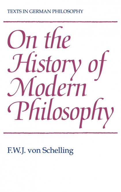 ON THE HISTORY OF MODERN PHILOSOPHY