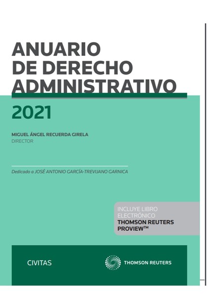 ANUARIO DE DERECHO ADMINISTRATIVO 2021 (PAPEL + E-BOOK)