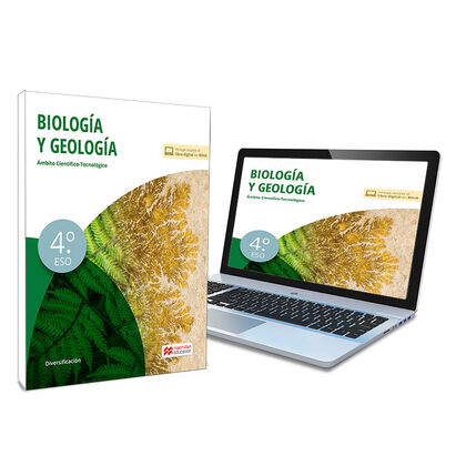 BIOLOGÍA Y GEOLOGÍA 4º - LIBRO DE TEXTO EN FORMATO FÍSICO DE DIVERSIFICACIÓN CUR