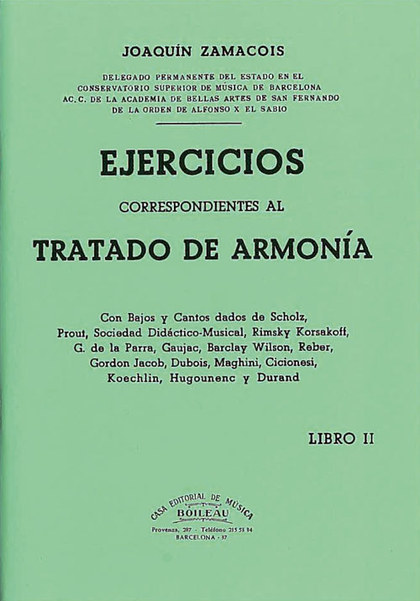 EJERCICIOS ARMONÍA VOL. II