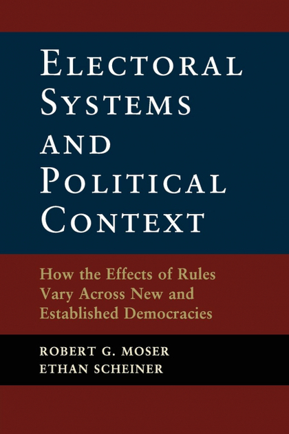 ELECTORAL SYSTEMS AND POLITICAL CONTEXT