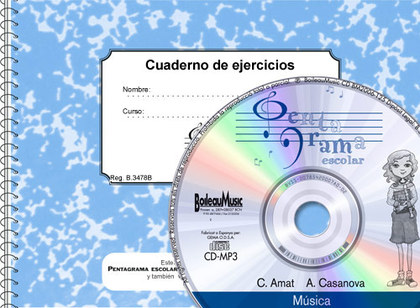 PENTAGRAMA ESCOLAR 3 - CD + CUADERNO DE EJERCICIOS.