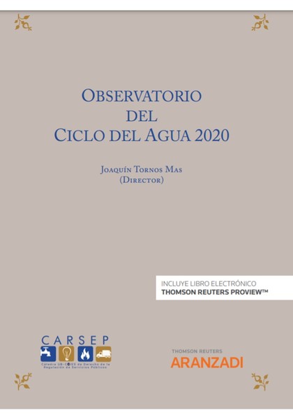 OBSERVATORIO DEL CICLO DEL AGUA 2020 (PAPEL + E-BOOK)