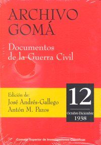 ARCHIVO GOMA 12 DOCUMENTOS GUERRA CIVIL