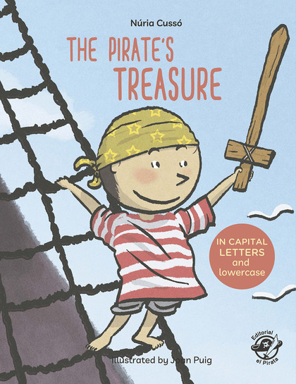 THE PIRATE´S TREASURE. ENGLISH CHILDREN'S BOOKS - LEARN TO READ IN CAPITAL LETTERS AND LOWERCAS