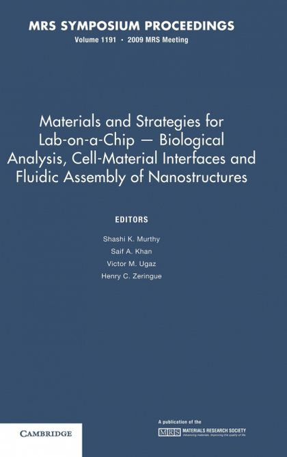 MATERIALS AND STRATEGIES FOR LAB-ON-A-CHIP - BIOLOGICAL ANAYLSIS, CELL-MATERIAL
