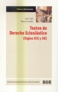 TEXTOS DE DERECHO ECLESIÁSTICO (SIGLOS XIX Y XX)