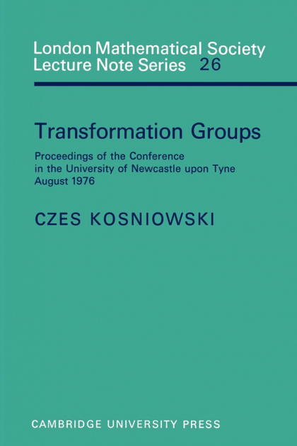 TRANSFORMATION GROUPS