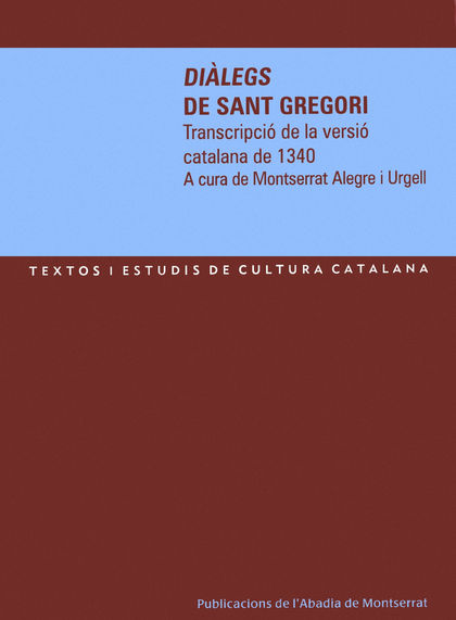 DIÀLEGS DE SANT GREGORI