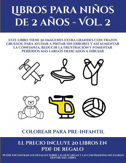 CUADERNO DE ACTIVIDADES PARA INFANTIL (LIBROS PARA NIÑOS DE 2 AÑOS - VOL. 2)