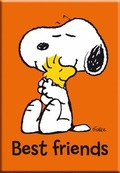 IMÁN SNOOPY BE FRIENDS