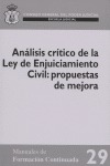 ANÁLISIS CRÍTICO DE LA LEY DE ENJUICIAMIENTO CIVIL: PROPUESTA DE MEJORA.
