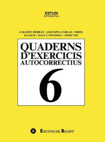 QUADERN D'EXERCICIS AUTOCORRECTIUS 6