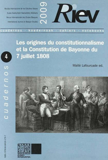 LES ORIGINES DU CONSTITUTIONNALISME ET LA CONSTITUTION DE BAYONNE DU 7 JUILLET 1808