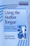 USING THE MOTHER TONGUE