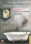 OBRAS COMPLETAS. TOMO I. CUENTOS / VARIA INVENCIÓN