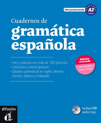 CUADERNOS DE GRAMÁTICA ESPAÑOLA A2  + CD