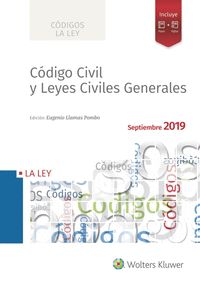 CÓDIGO CIVIL Y LEYES CIVILES GENERALES 2019.