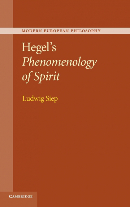 HEGEL'S PHENOMENOLOGY OF SPIRIT