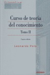 CURSO DE TEORÍA DEL CONOCIMIENTO. TOMO II.