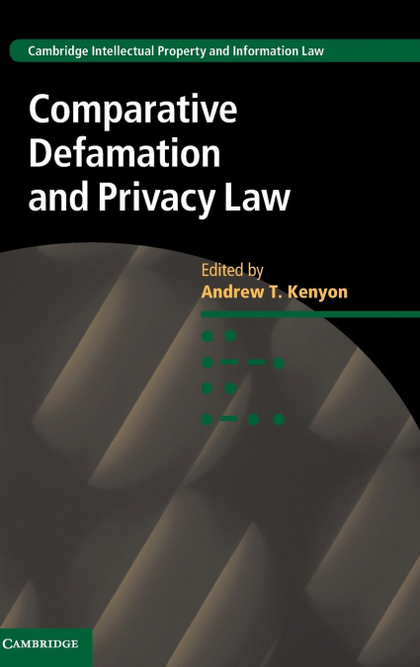 COMPARATIVE DEFAMATION AND PRIVACY LAW