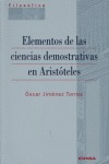 ELEMENTOS DE LAS CIENCIAS DEMOSTRATIVAS EN ARISTÓTELES