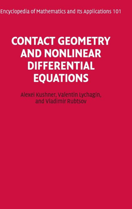 CONTACT GEOMETRY AND NONLINEAR DIFFERENTIAL EQUATIONS