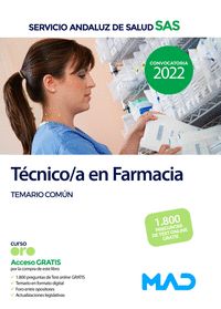 TÉCNICO/A EN FARMACIA DEL SERVICIO ANDALUZ DE SALUD. TEMARIO COMÚN