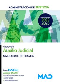 SIMULACROS EXAMEN CUERPO AUXILIO JUDICIAL ADMINISTRACION JUSTICIA