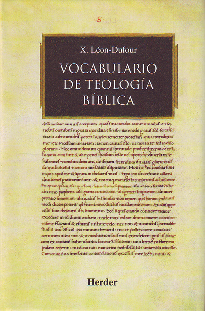 VOCABULARIO DE TEOLOGÍA BÍBLICA.
