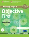 OBJECTIVE FIRST STUDENT'S PACK (STUDENT'S BOOK WITHOUT ANSWERS WITH CD-ROM, WORK