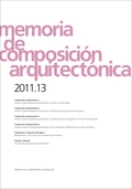 MEMORIA DE COMPOSICIÓN ARQUITECTÓNICA 2011.13