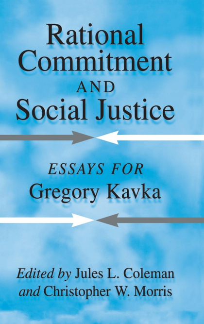 RATIONAL COMMITMENT AND SOCIAL JUSTICE